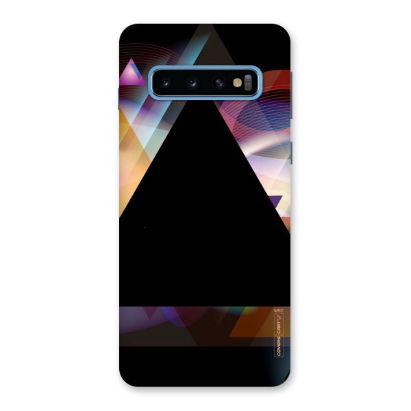 Triangle Black Abstract Back Case for Galaxy S10