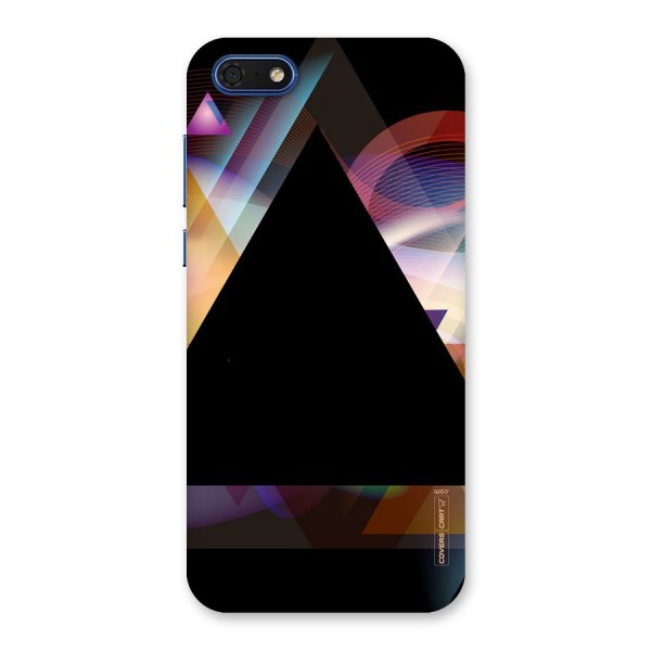 Triangle Black Abstract Back Case for Honor 7s