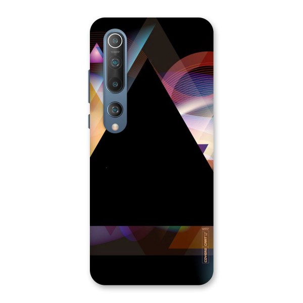 Triangle Black Abstract Back Case for Mi 10