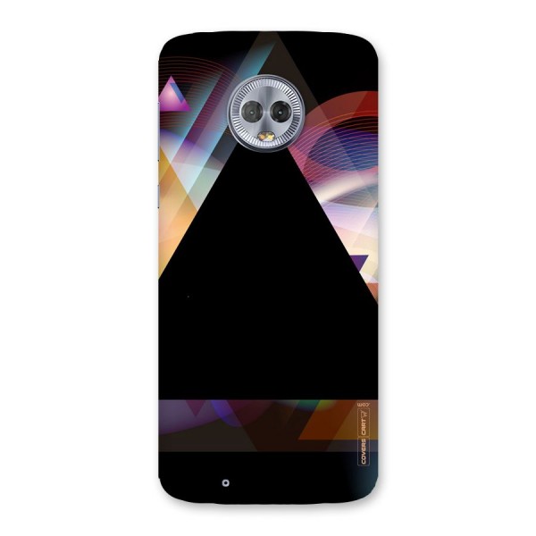 Triangle Black Abstract Back Case for Moto G6