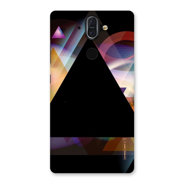 Triangle Black Abstract Back Case for Nokia 8 Sirocco