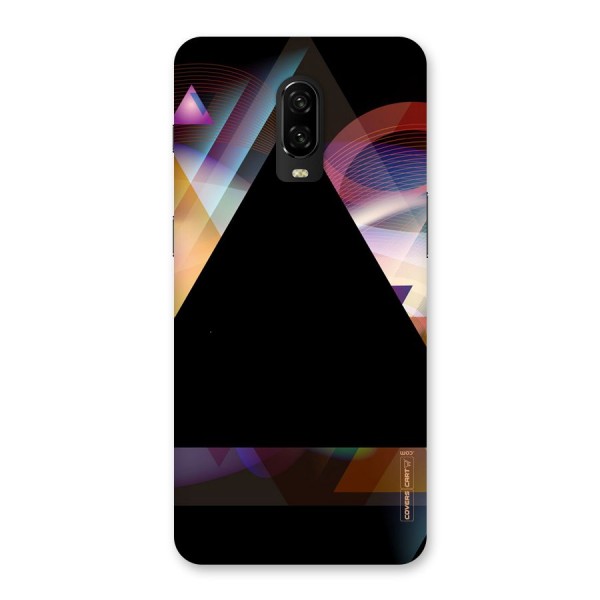 Triangle Black Abstract Back Case for OnePlus 6T