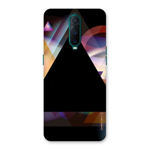 Triangle Black Abstract Back Case for Oppo R17 Pro