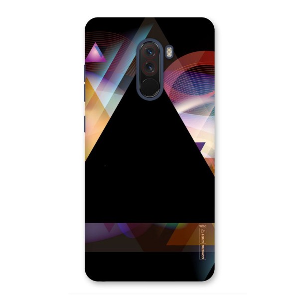 Triangle Black Abstract Back Case for Poco F1