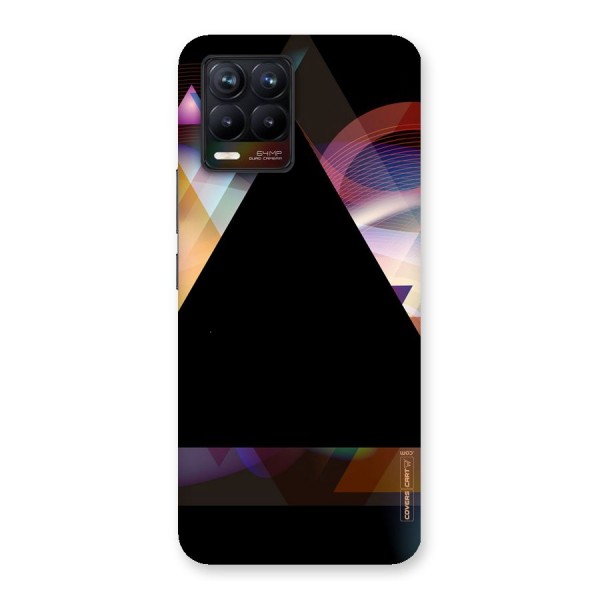 Triangle Black Abstract Back Case for Realme 8