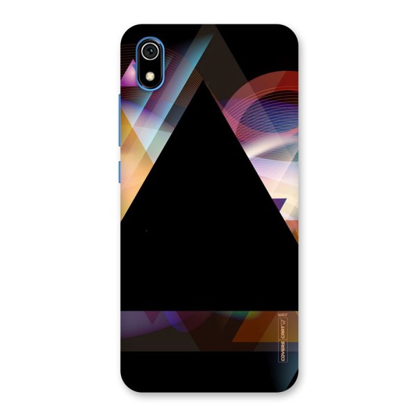 Triangle Black Abstract Back Case for Redmi 7A