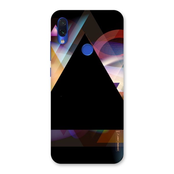 Triangle Black Abstract Back Case for Redmi Note 7