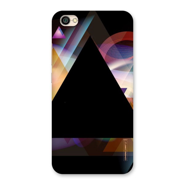 Triangle Black Abstract Back Case for Redmi Y1 Lite