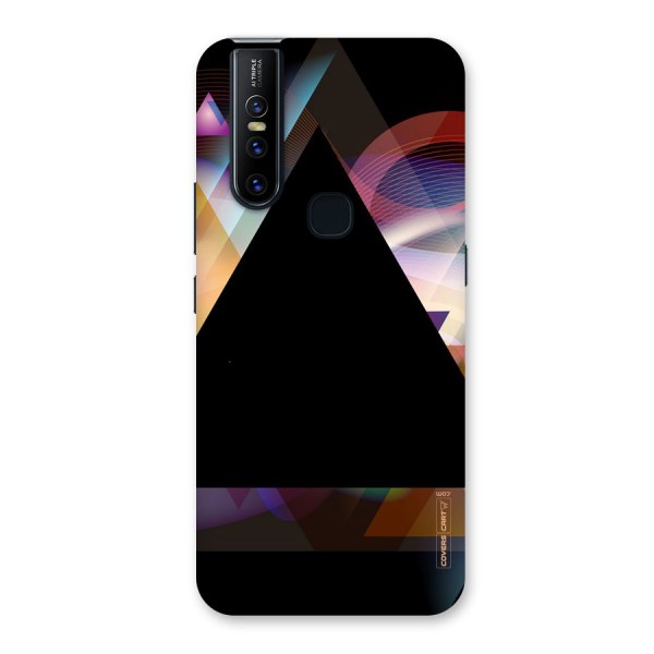 Triangle Black Abstract Back Case for Vivo V15