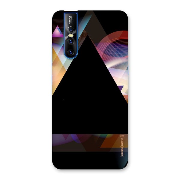 Triangle Black Abstract Back Case for Vivo V15 Pro