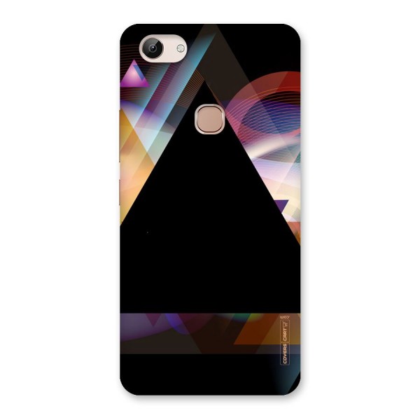 Triangle Black Abstract Back Case for Vivo Y83