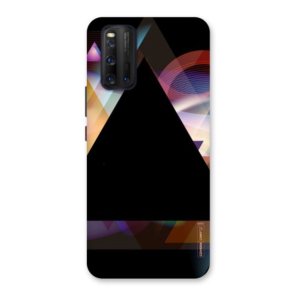 Triangle Black Abstract Back Case for Vivo iQOO 3