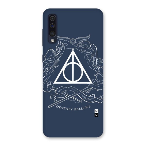 Triangle Blue Back Case for Galaxy A50