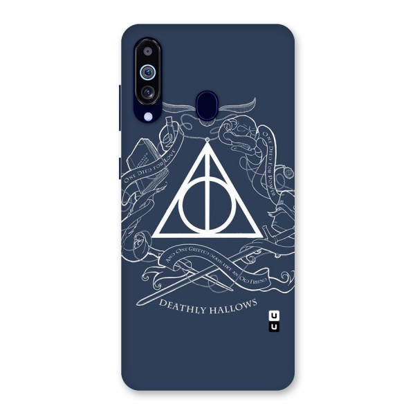 Triangle Blue Back Case for Galaxy A60