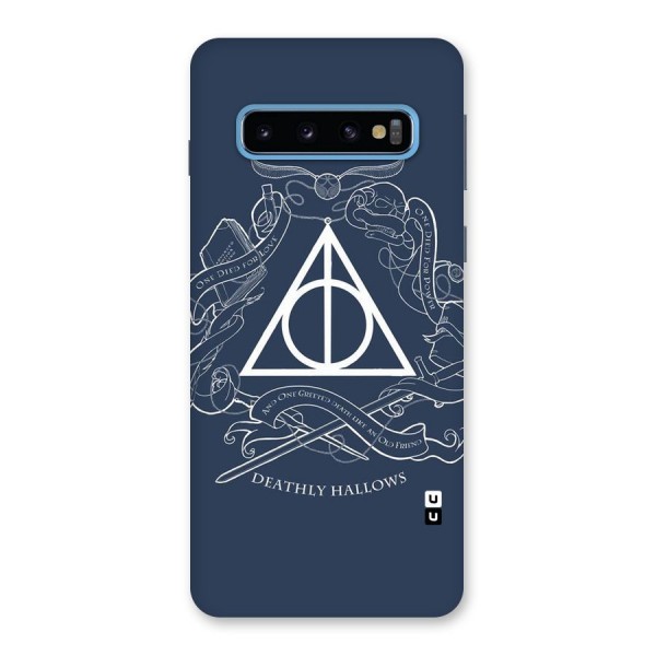 Triangle Blue Back Case for Galaxy S10