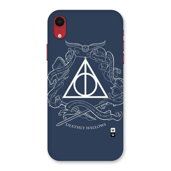 Triangle Blue Back Case for iPhone XR