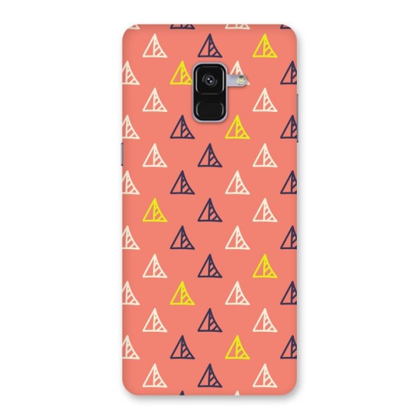 Triangular Boho Pattern Back Case for Galaxy A8 Plus