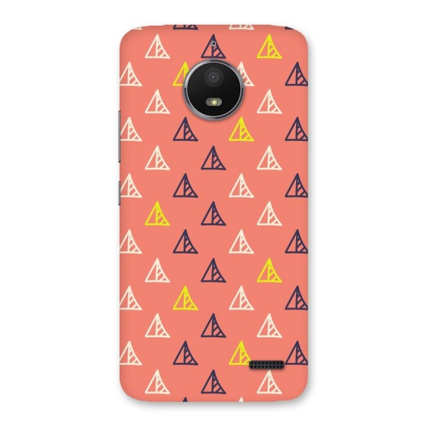 Triangular Boho Pattern Back Case for Moto E4