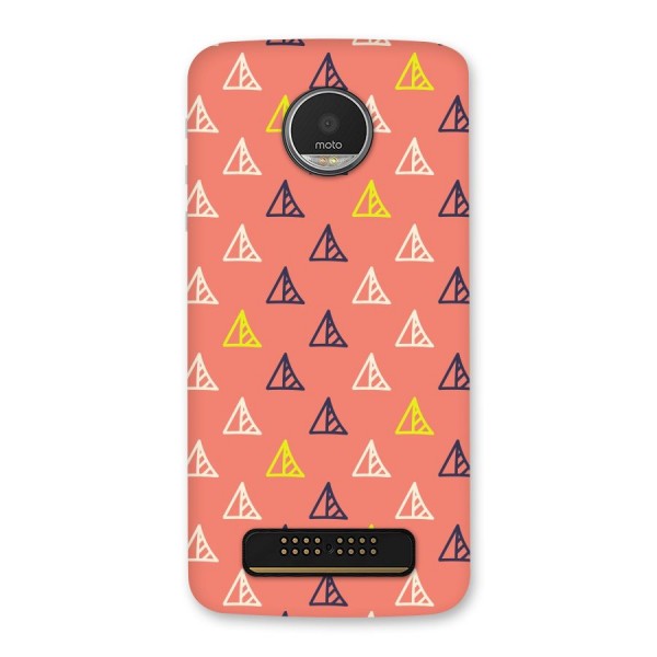 Triangular Boho Pattern Back Case for Moto Z Play