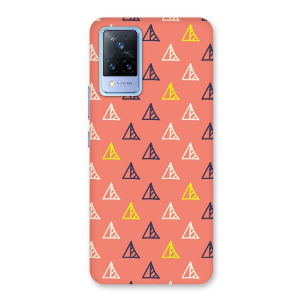 Triangular Boho Pattern Back Case for Vivo V21 5G