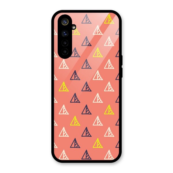 Triangular Boho Pattern Glass Back Case for Realme 6