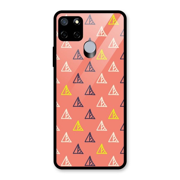 Triangular Boho Pattern Glass Back Case for Realme C15