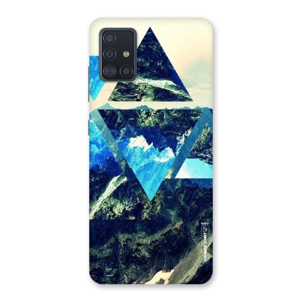 Triangular View Back Case for Galaxy A51