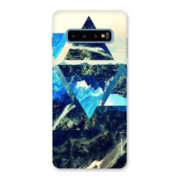 Triangular View Back Case for Galaxy S10 Plus