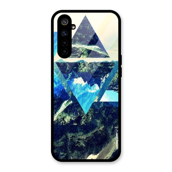 Triangular View Glass Back Case for Realme 6