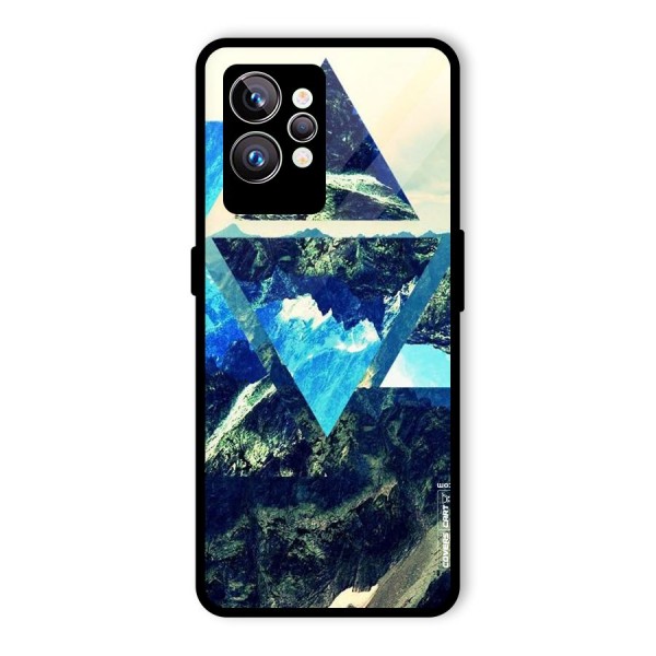 Triangular View Glass Back Case for Realme GT2 Pro