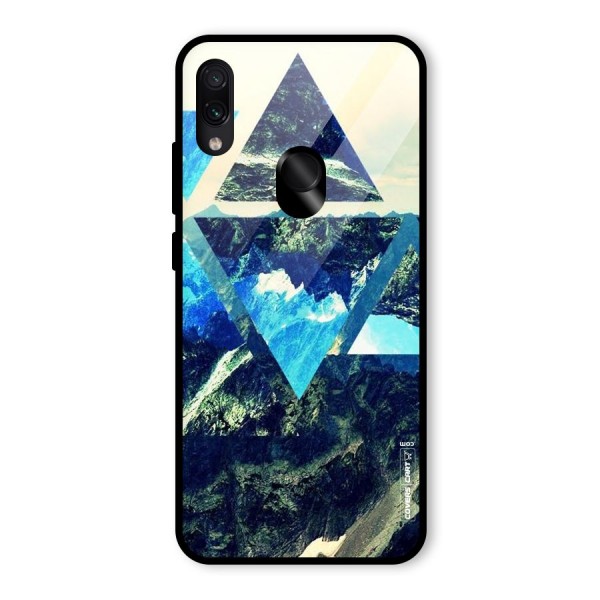 Triangular View Glass Back Case for Redmi Note 7