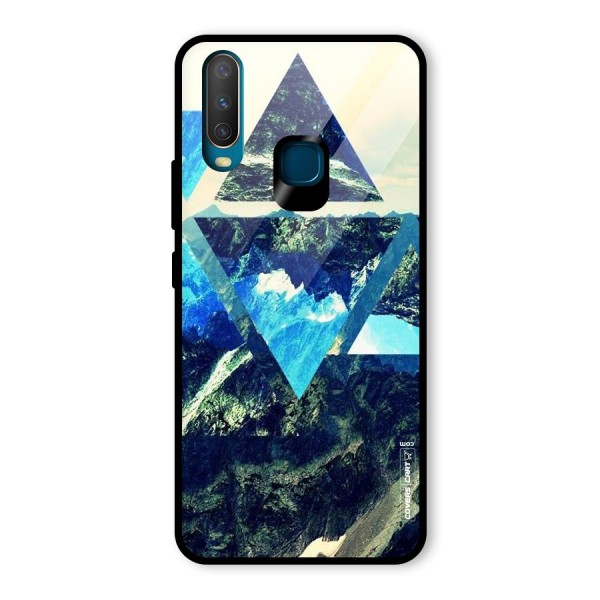 Triangular View Glass Back Case for Vivo Y12