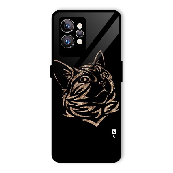 Tribal Cat Glass Back Case for Realme GT2 Pro