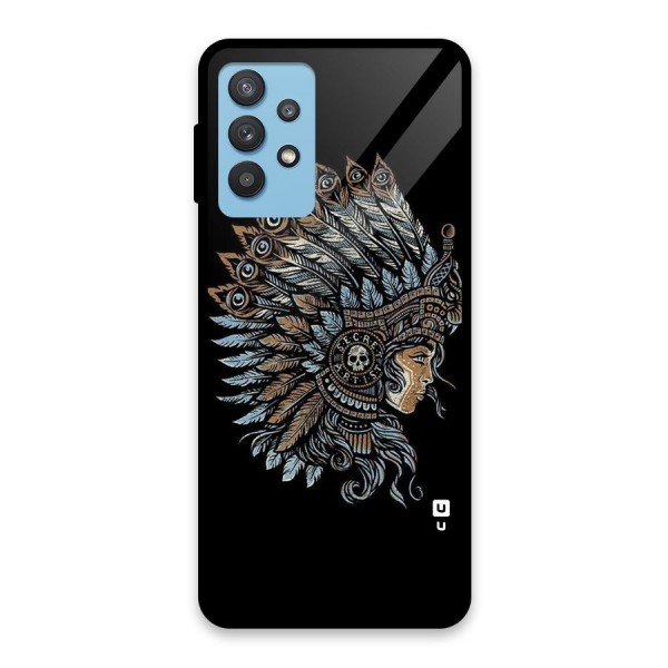 Tribal Design Glass Back Case for Galaxy M32 5G