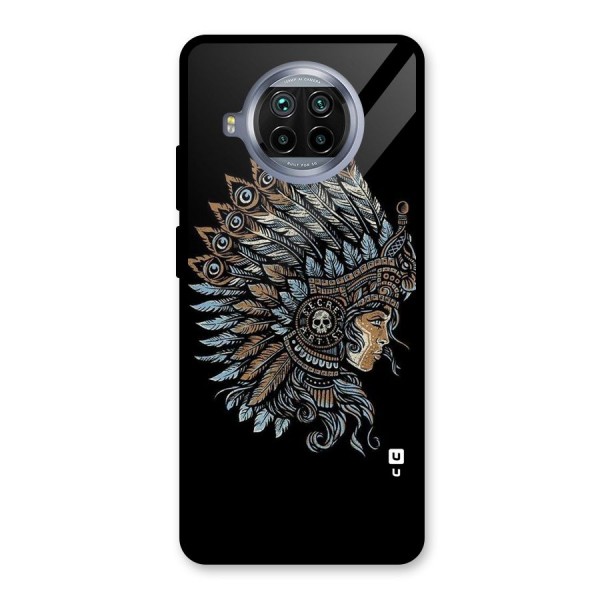 Tribal Design Glass Back Case for Mi 10i