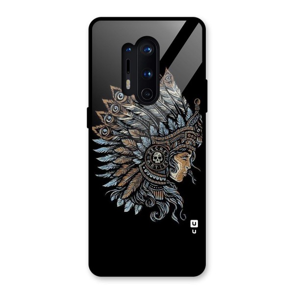 Tribal Design Glass Back Case for OnePlus 8 Pro