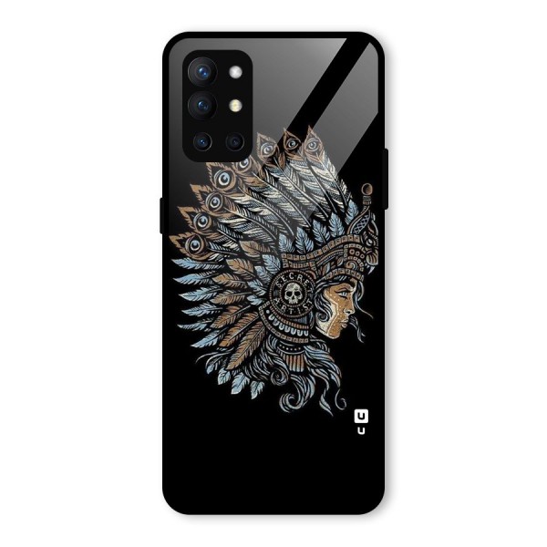 Tribal Design Glass Back Case for OnePlus 9R