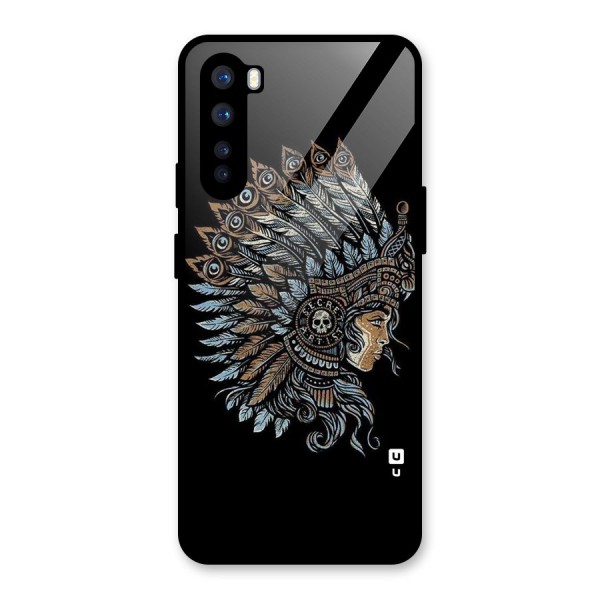 Tribal Design Glass Back Case for OnePlus Nord