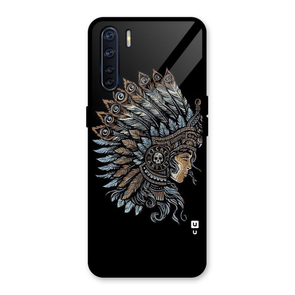 Tribal Design Glass Back Case for Oppo F15