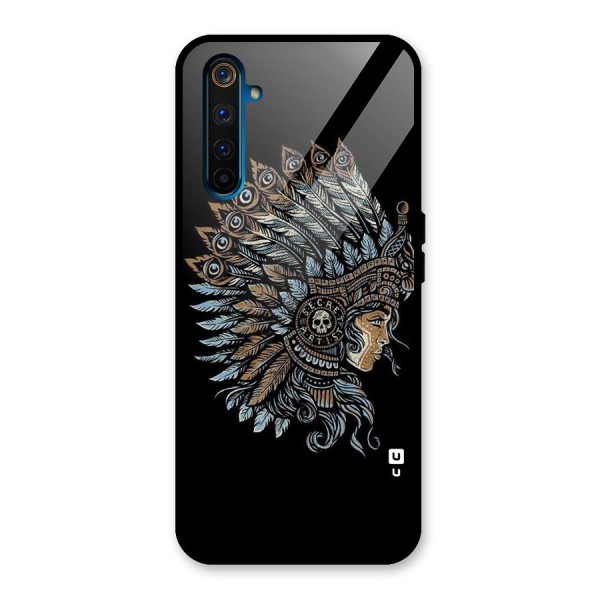 Tribal Design Glass Back Case for Realme 6 Pro