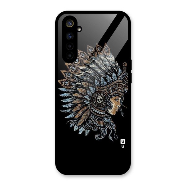 Tribal Design Glass Back Case for Realme 6i