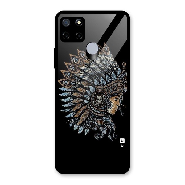 Tribal Design Glass Back Case for Realme C15