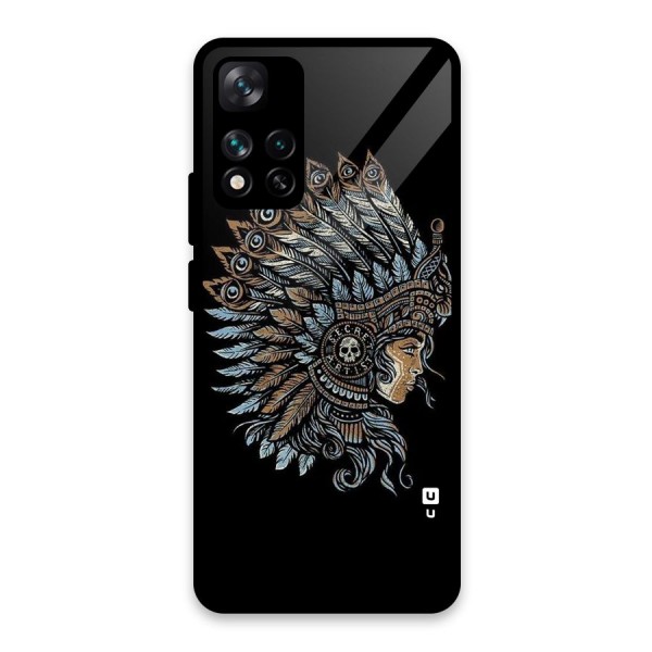 Tribal Design Glass Back Case for Xiaomi 11i 5G