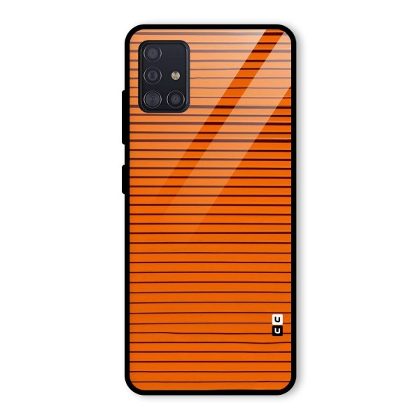 Trippy Stripes Glass Back Case for Galaxy A51