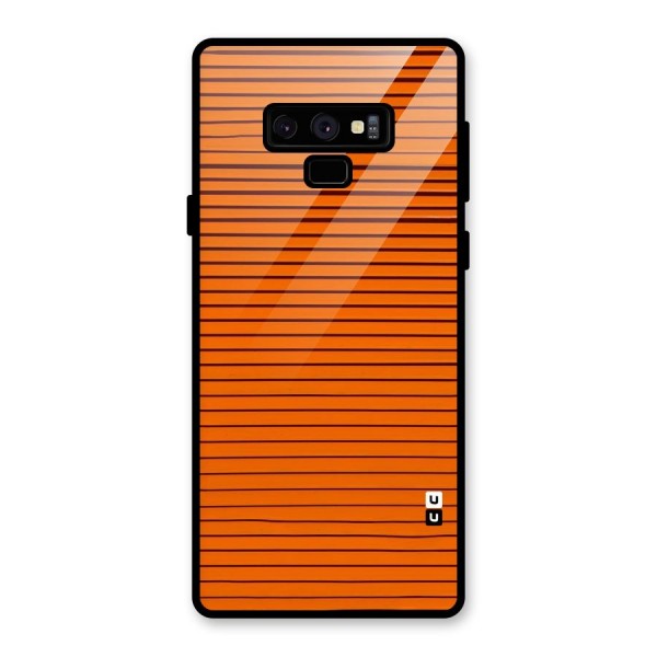 Trippy Stripes Glass Back Case for Galaxy Note 9