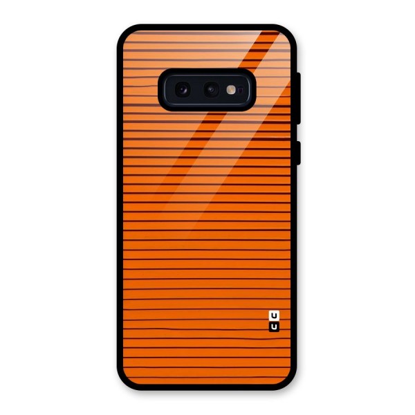 Trippy Stripes Glass Back Case for Galaxy S10e