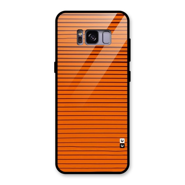 Trippy Stripes Glass Back Case for Galaxy S8