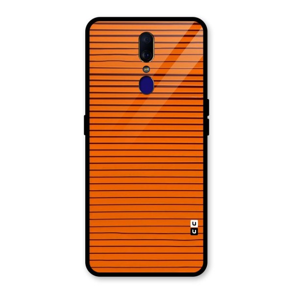 Trippy Stripes Glass Back Case for Oppo F11