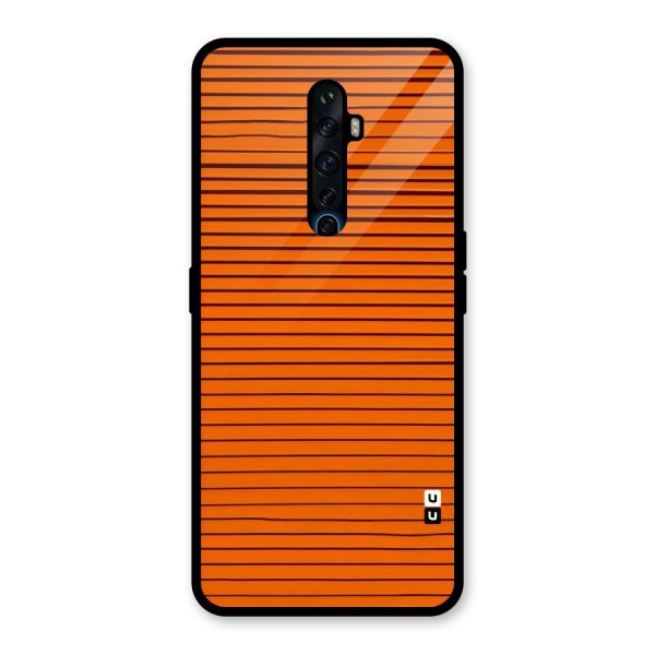 Trippy Stripes Glass Back Case for Oppo Reno2 Z