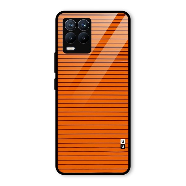 Trippy Stripes Glass Back Case for Realme 8 Pro